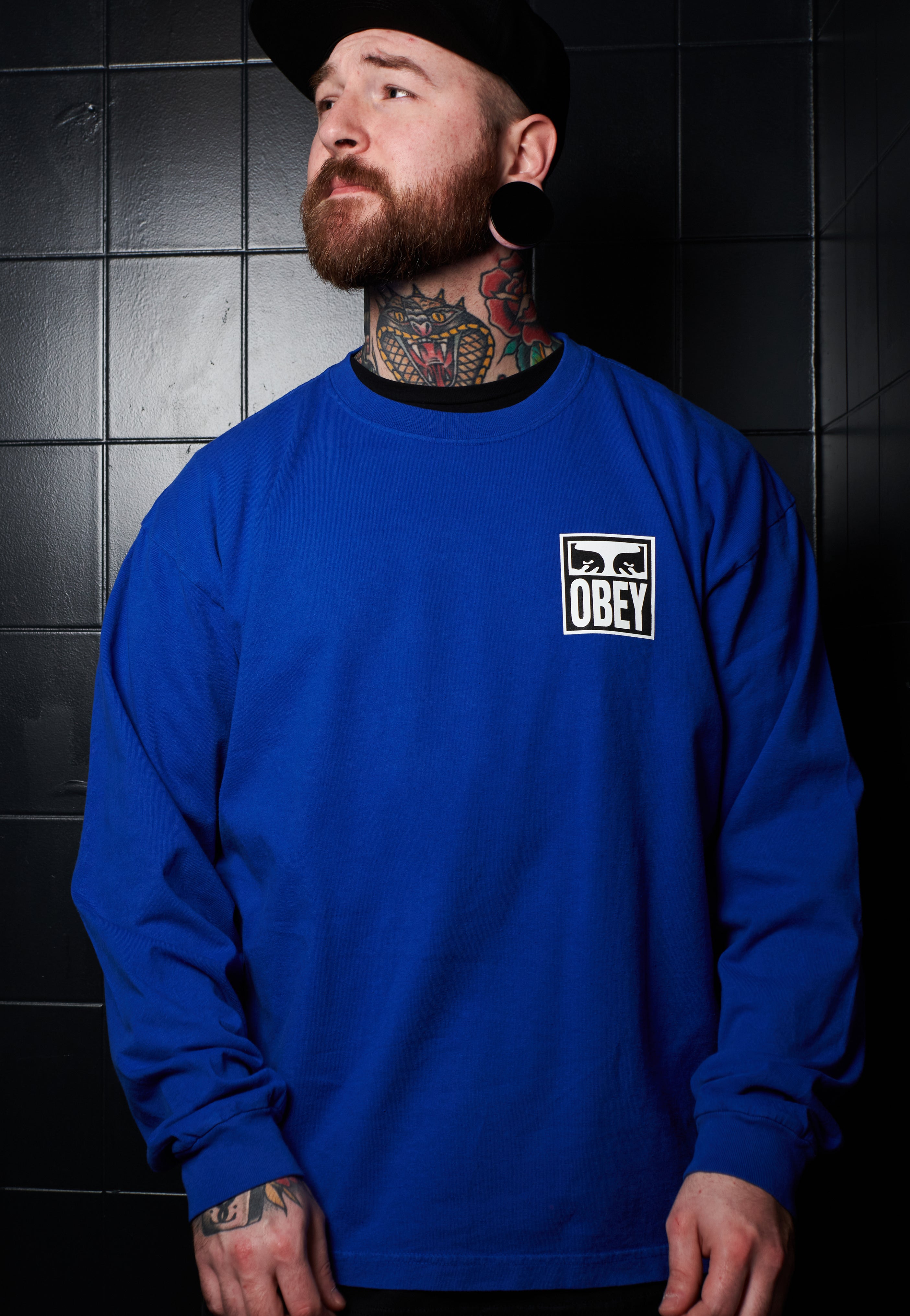 Obey - Eyes Icon 2 Surf Blue - Longsleeve | Men-Image