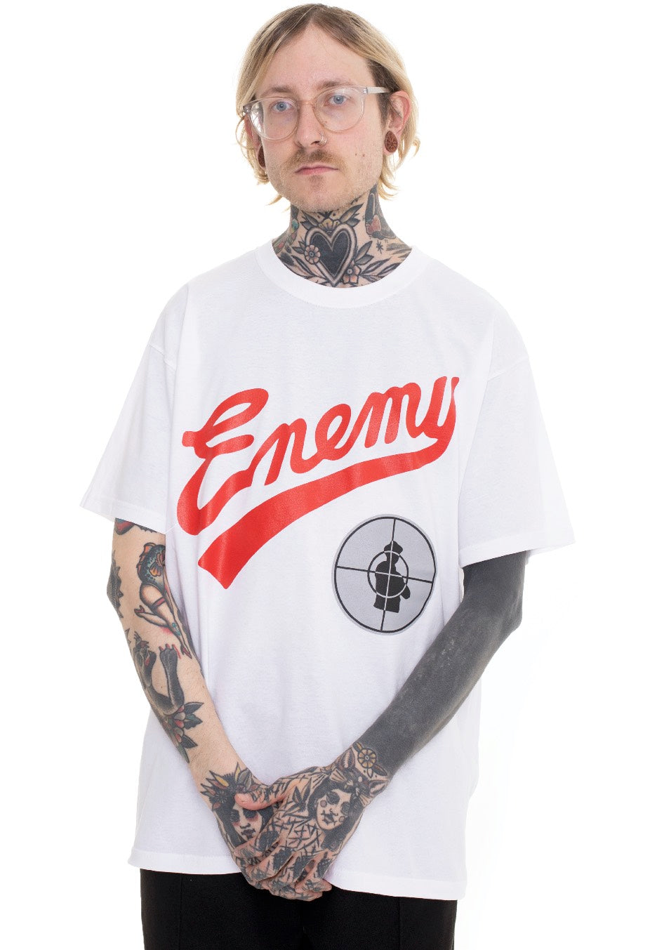 Public Enemy - Enemy Target White - T-Shirt | Men-Image