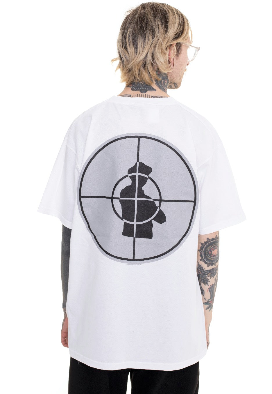 Public Enemy - Enemy Target White - T-Shirt | Men-Image