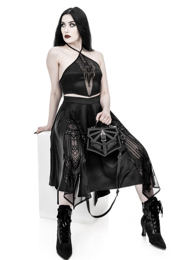 Restyle - Afterlife Halterneck Black - Top | Women-Image