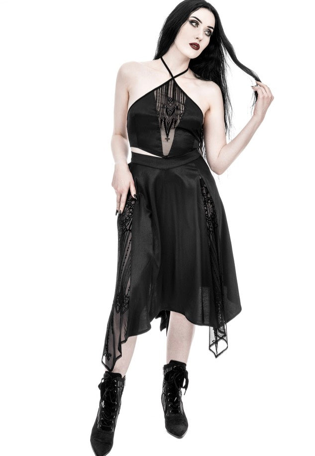 Restyle - Afterlife Halterneck Black - Top | Women-Image