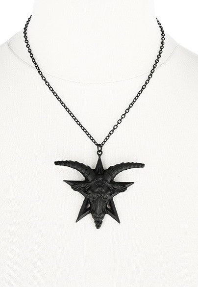 Restyle - Baphomet Black - Necklace | Neutral-Image