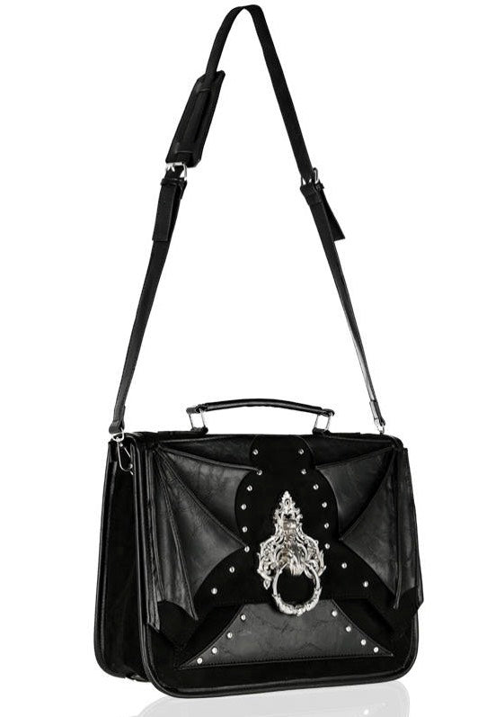 Restyle - Bat Knocker Messenger Black - Bag | Neutral-Image