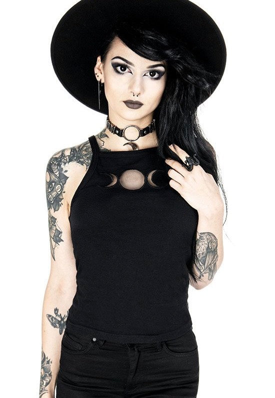 Restyle - Triple Goddess Black - Top | Women-Image