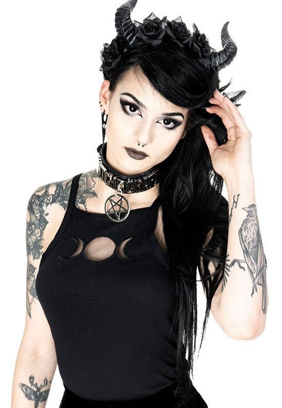 Restyle - Triple Goddess Black - Top | Women-Image