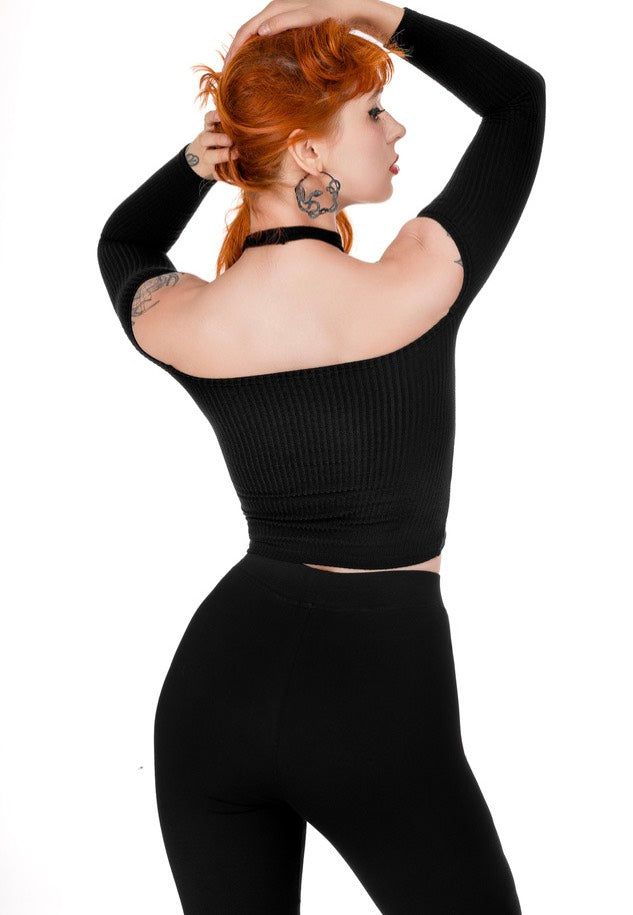 Restyle - Cathedral Snake Black - Top | Women-Image