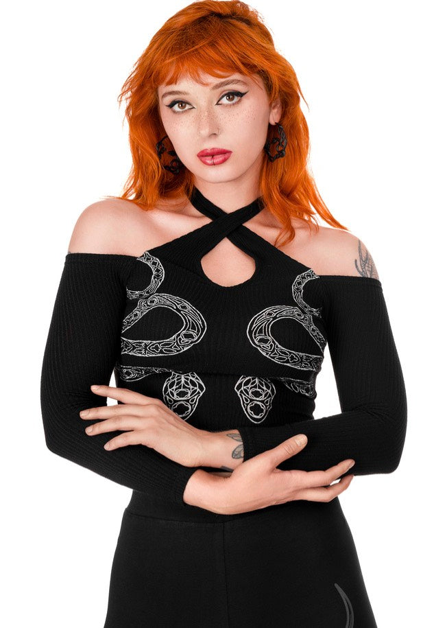 Restyle - Cathedral Snake Black - Top | Women-Image