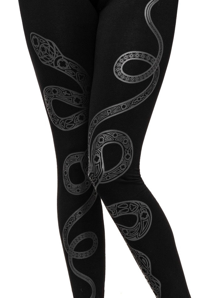 Restyle - Cathedral Snake Black - Leggings | Women-Image