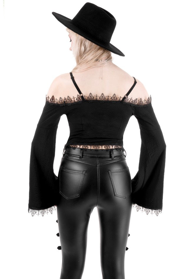 Restyle - Cathedralis Buckle Black - Pants | Women-Image