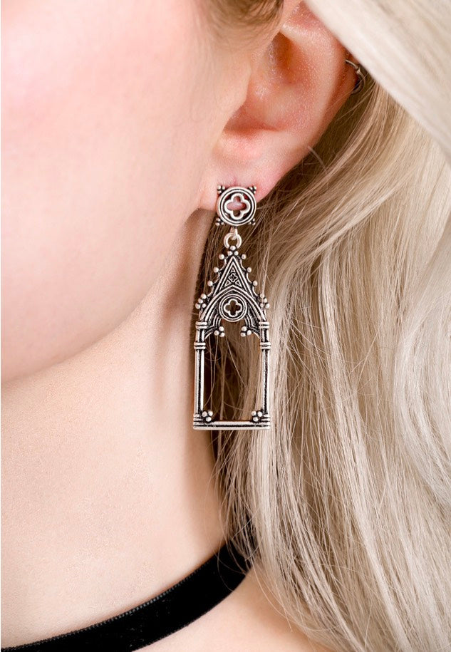 Restyle - Cathedralis Silver - Earrings | Neutral-Image