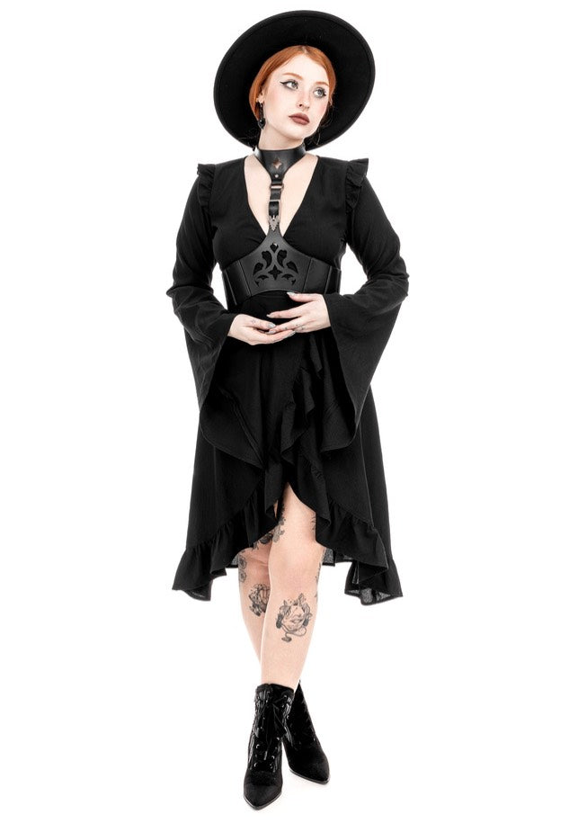 Restyle - Cathedralis Black - Dress | Women-Image