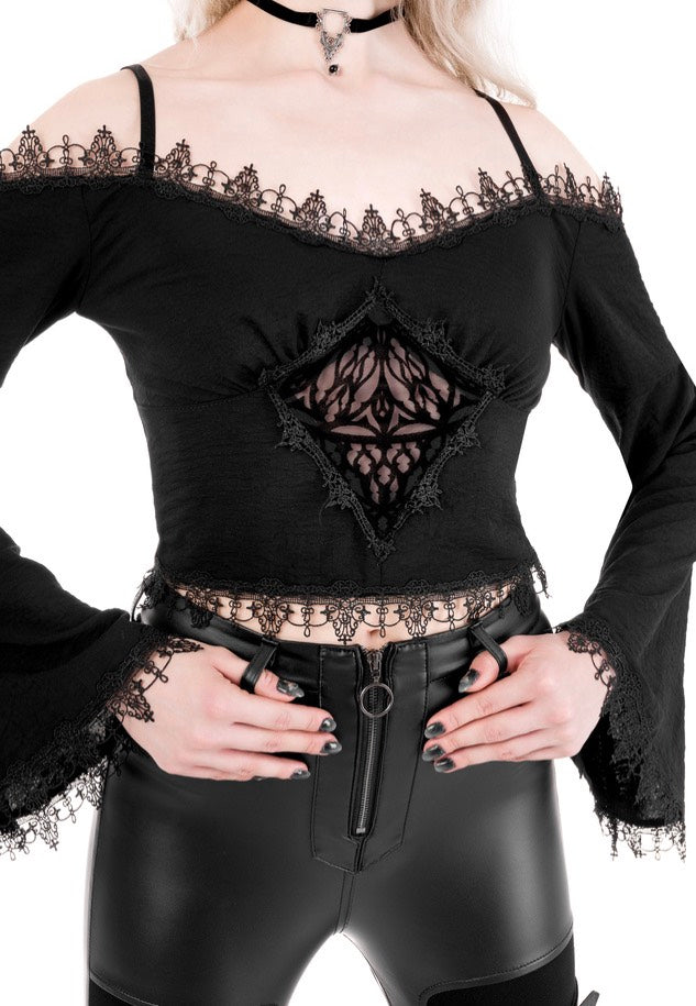 Restyle - Delphyne Black - Top | Women-Image