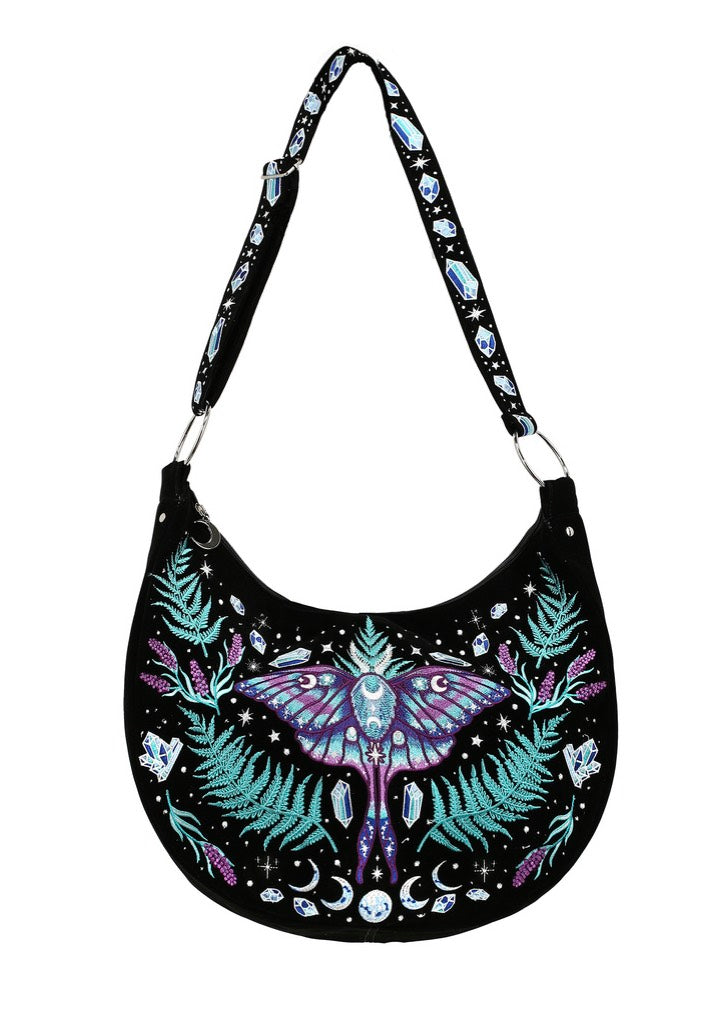 Restyle - Enchanted Forest Hobo With Magical Black - Bag | Neutral-Image