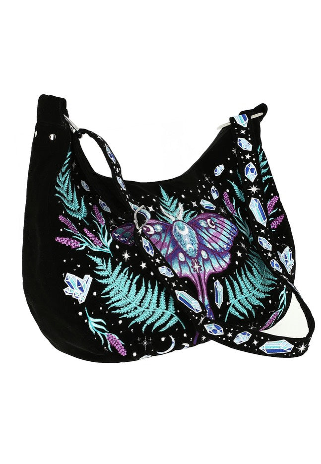 Restyle - Enchanted Forest Hobo With Magical Black - Bag | Neutral-Image