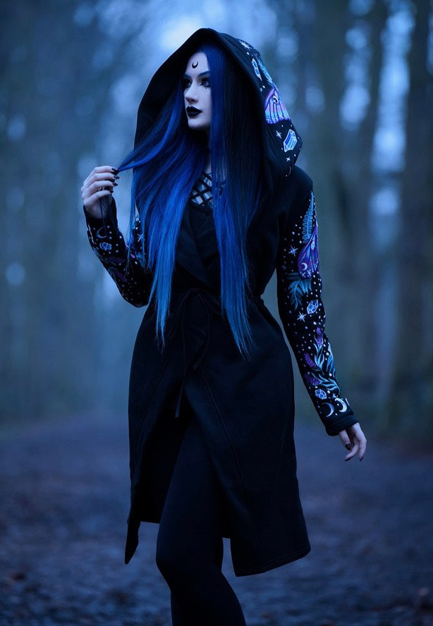 Restyle - Enchanted Forest Black - Cardigan | Women-Image