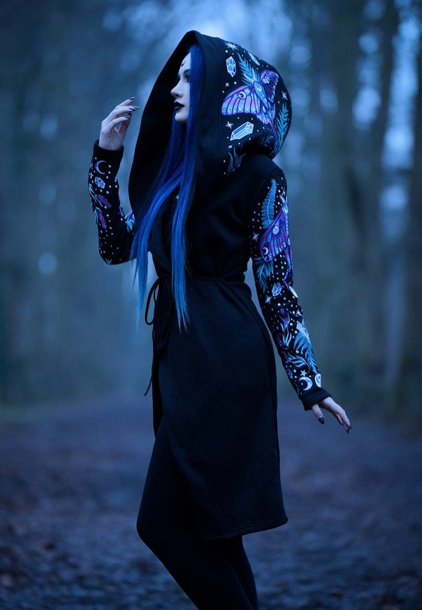 Restyle - Enchanted Forest Black - Cardigan | Women-Image