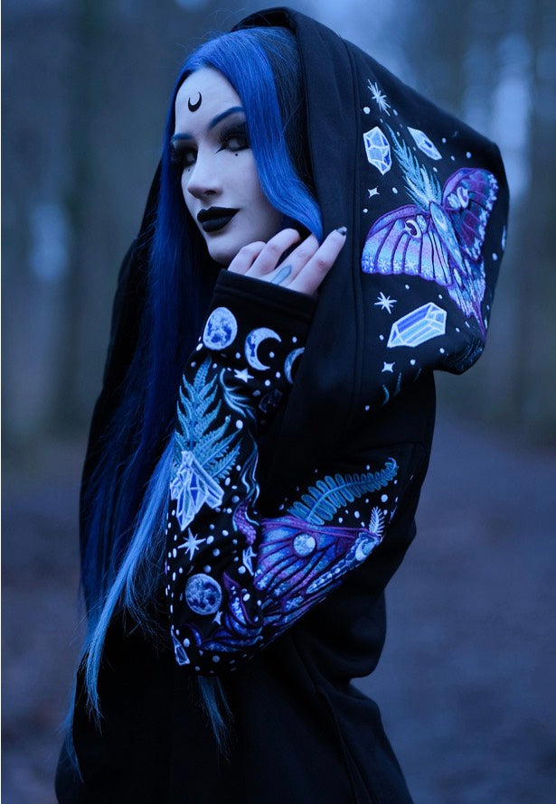 Restyle - Enchanted Forest Black - Cardigan | Women-Image