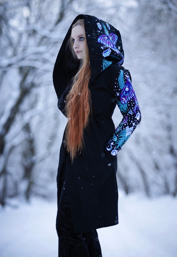 Restyle - Enchanted Forest Black - Cardigan | Women-Image