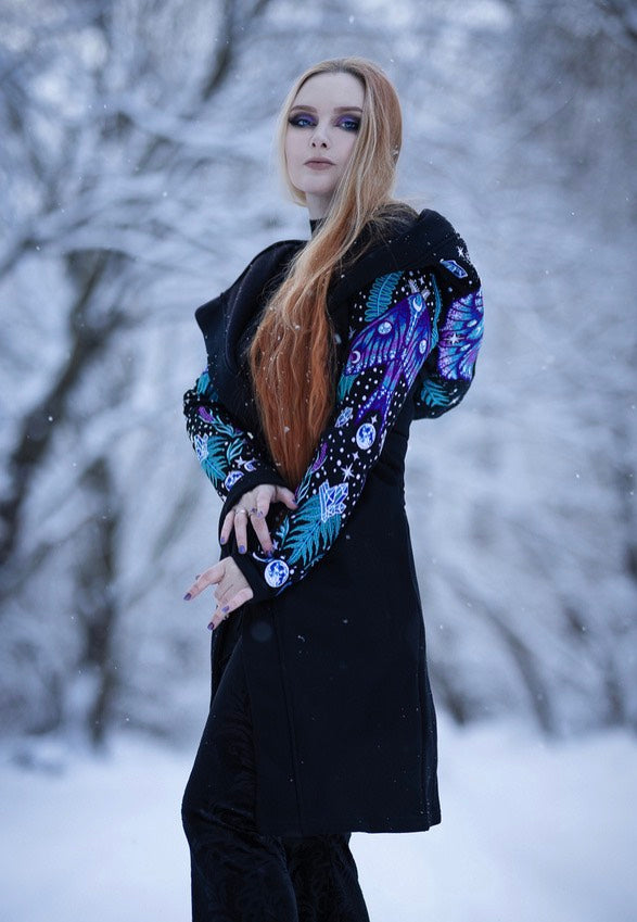 Restyle - Enchanted Forest Black - Cardigan | Women-Image