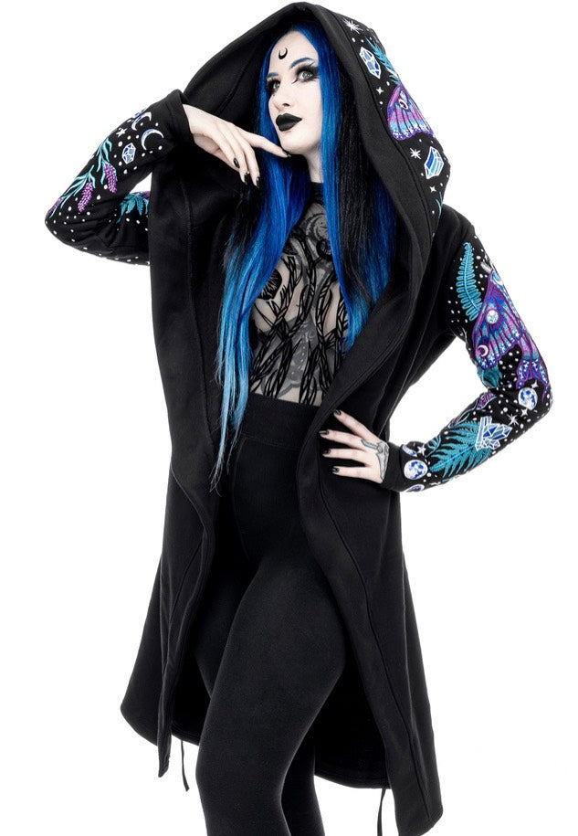 Restyle - Enchanted Forest Black - Cardigan | Women-Image