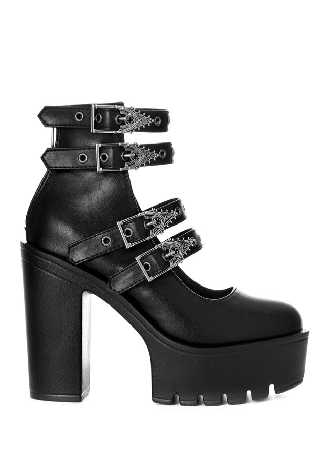 Restyle - Evelynn Platform Black - Girl Shoes | Women-Image