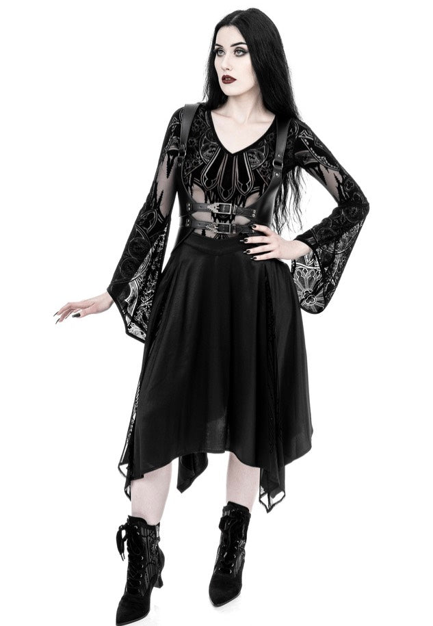 Restyle - Gothic Chapel Vneck Black - Body | Women-Image