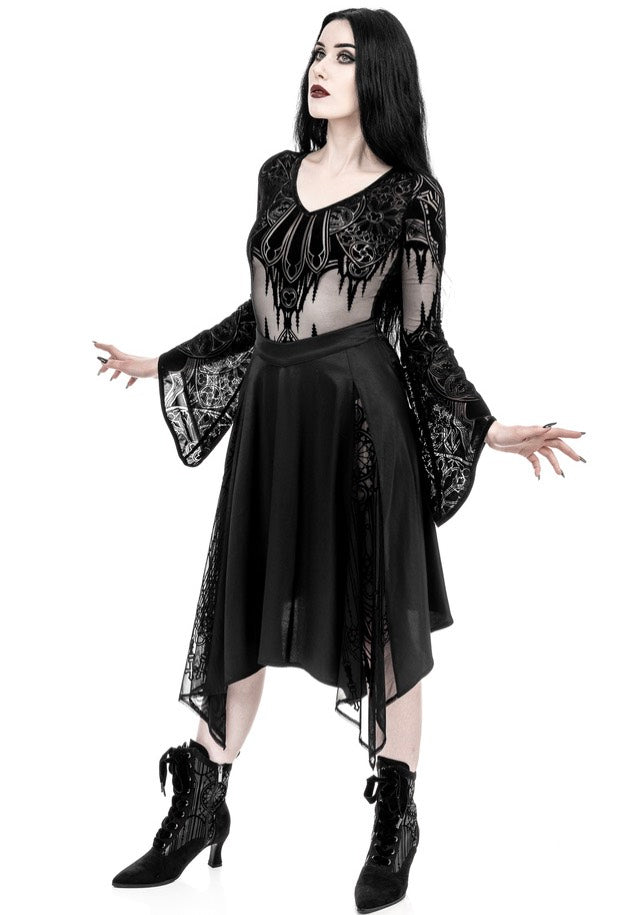 Restyle - Gothic Chapel Vneck Black - Body | Women-Image