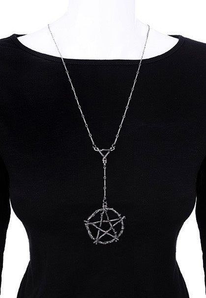 Restyle - Branch Pentagram Silver - Necklace | Neutral-Image