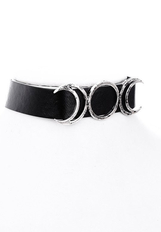 Restyle - Triple Goddess Black/Silver - Choker | Neutral-Image