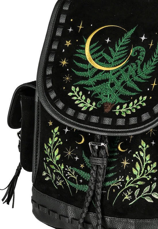 Restyle - Herbal With Fern And Crescent Black - Backpack | Neutral-Image