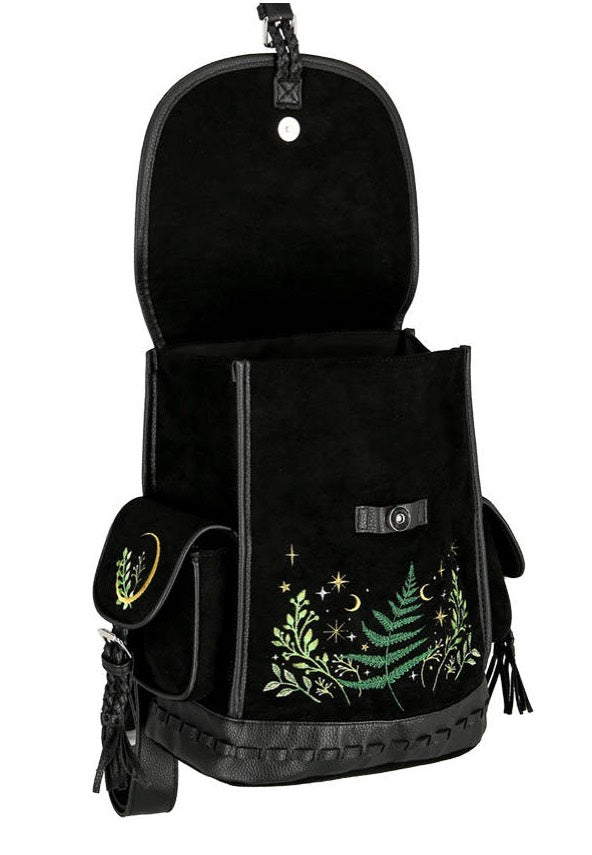 Restyle - Herbal With Fern And Crescent Black - Backpack | Neutral-Image