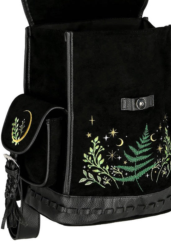 Restyle - Herbal With Fern And Crescent Black - Backpack | Neutral-Image