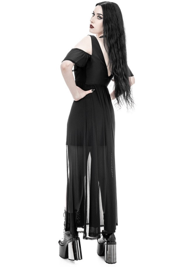 Restyle - Lilith Maxi Dress Black - Dress | Women-Image