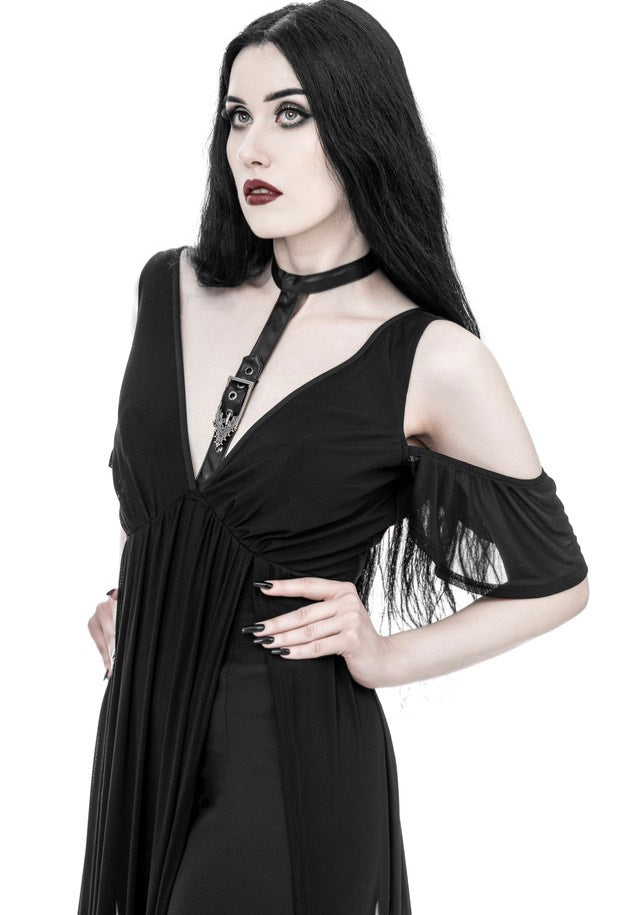 Restyle - Lilith Maxi Dress Black - Dress | Women-Image