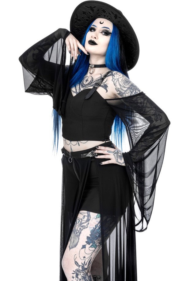 Restyle - Midnight Veil Black - Top | Women-Image