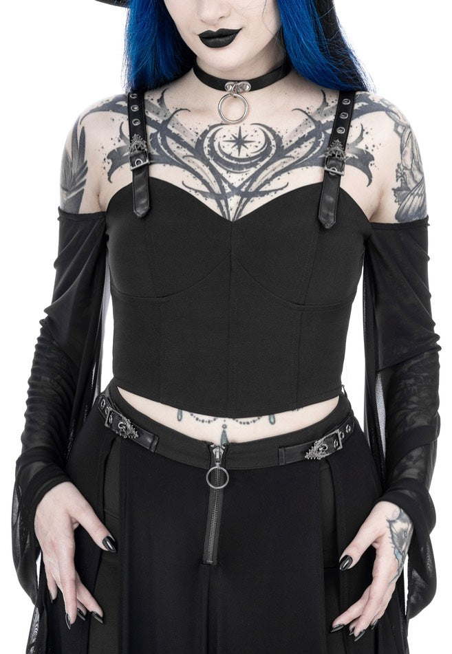 Restyle - Midnight Veil Black - Top | Women-Image