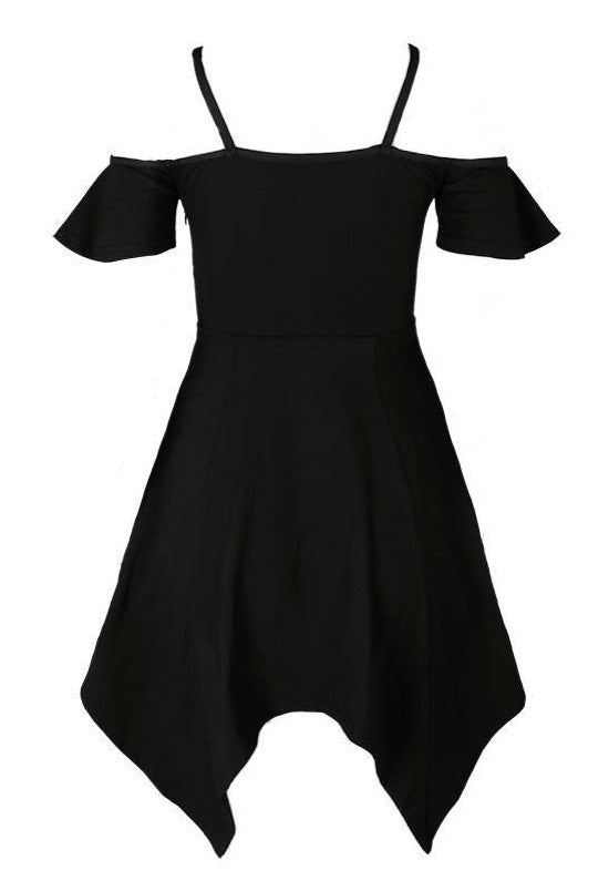 Restyle - Moon Keyhole Tunic Black Jersey Black - Dress | Women-Image