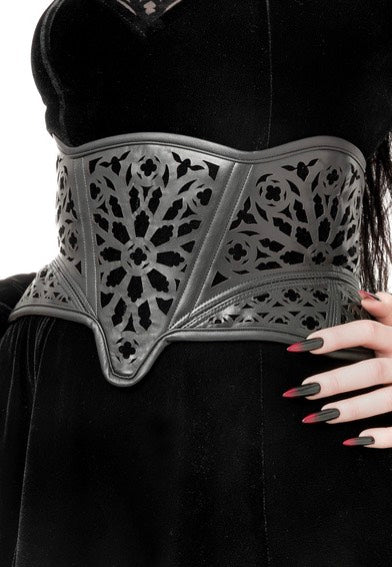 Restyle - Rosarium Corset Black - Belt | Neutral-Image