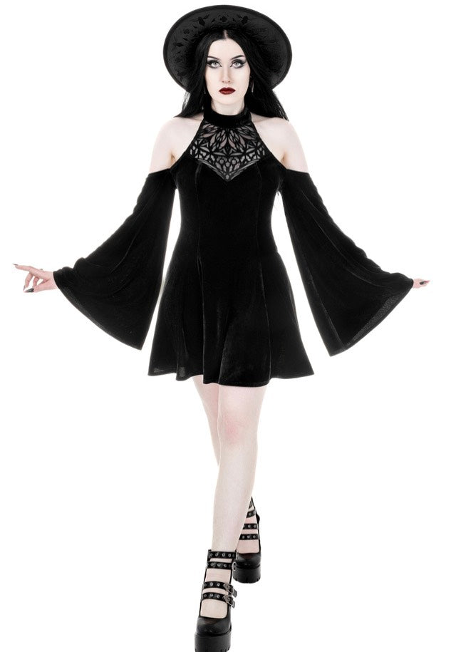 Restyle - Rosarium Mini Black - Dress | Women-Image