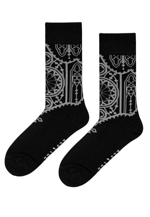 Restyle - Sacrum Jacquard - Socks | Neutral-Image