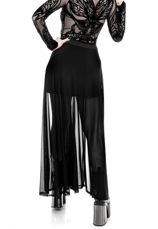 Restyle - Shadows Maxi Black - Skirt | Women-Image