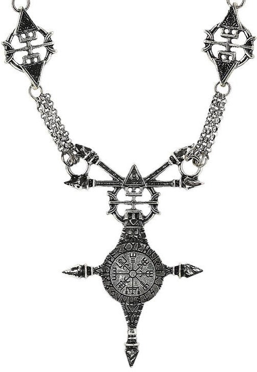 Restyle - Vegvisir Pagan Pendant Silver - Necklace | Neutral-Image