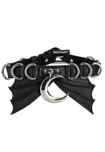 Restyle - Bat Black/Silver - Choker | Neutral-Image