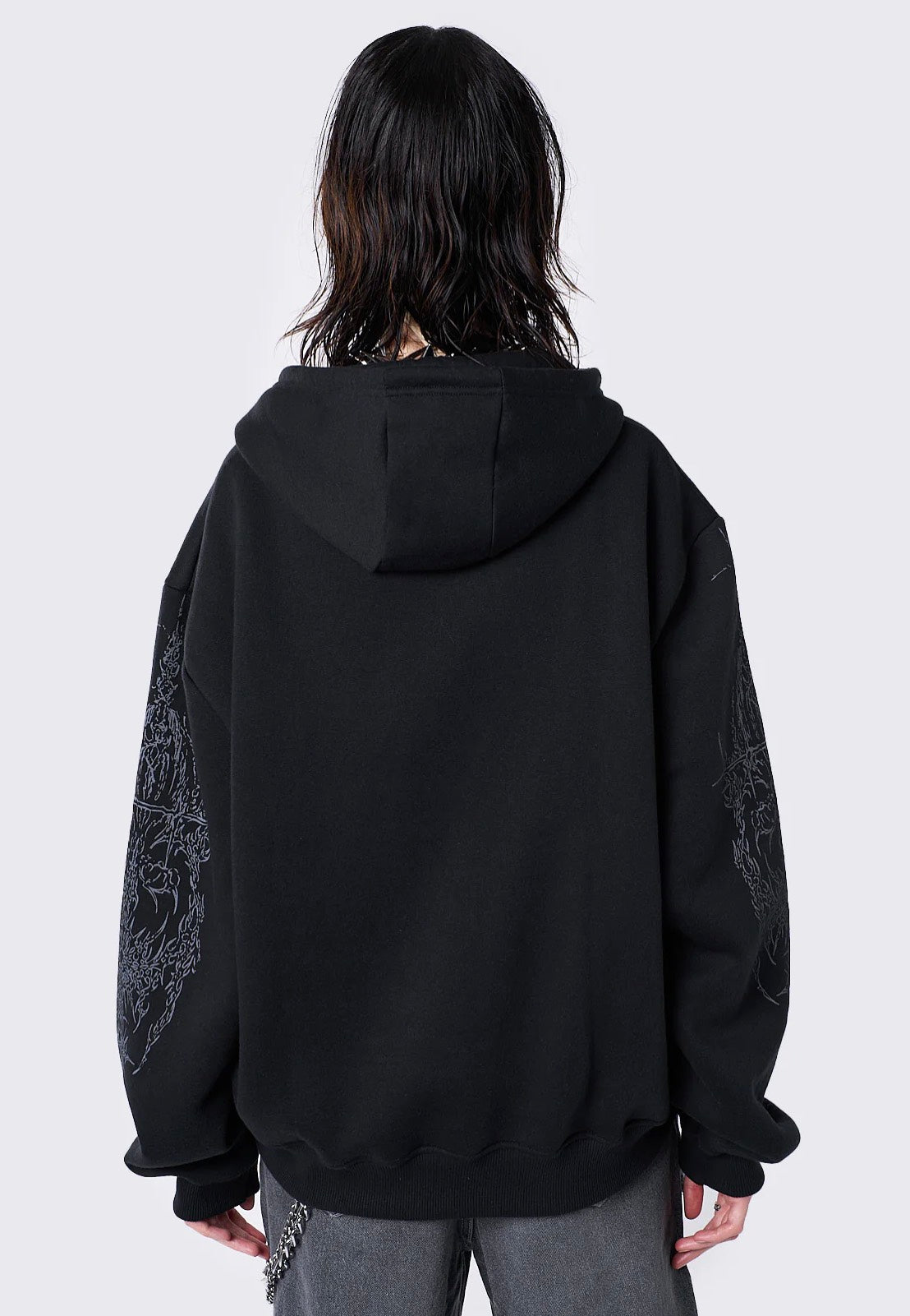 Minga London - Enigmatic Black Oversized - Zipper | Women-Image