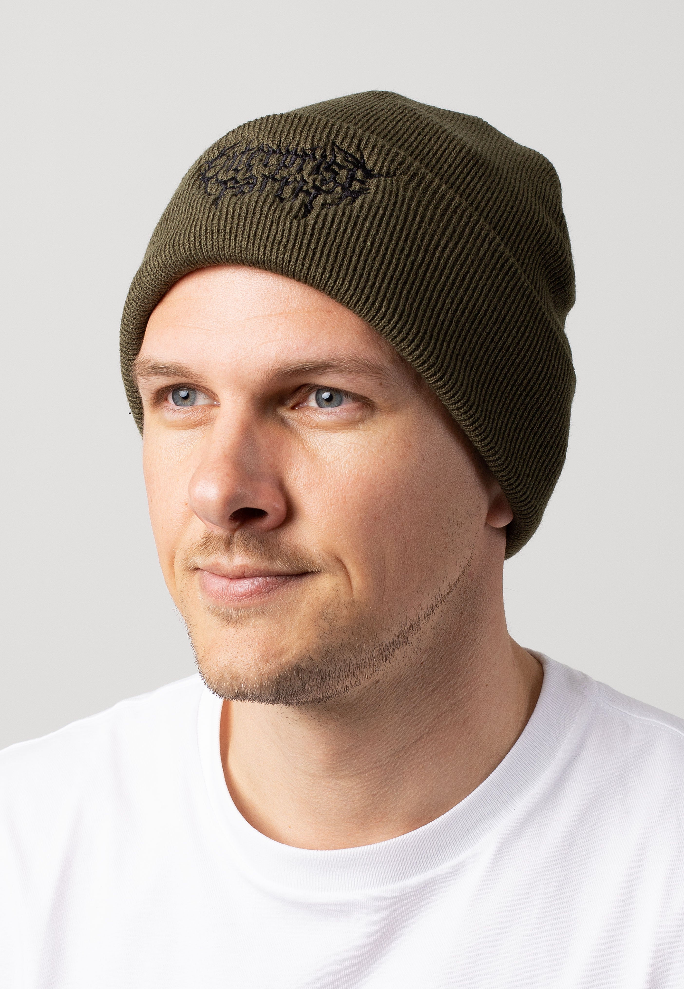 Enterprise Earth - Black Logo Moss Green - Beanie | Men-Image