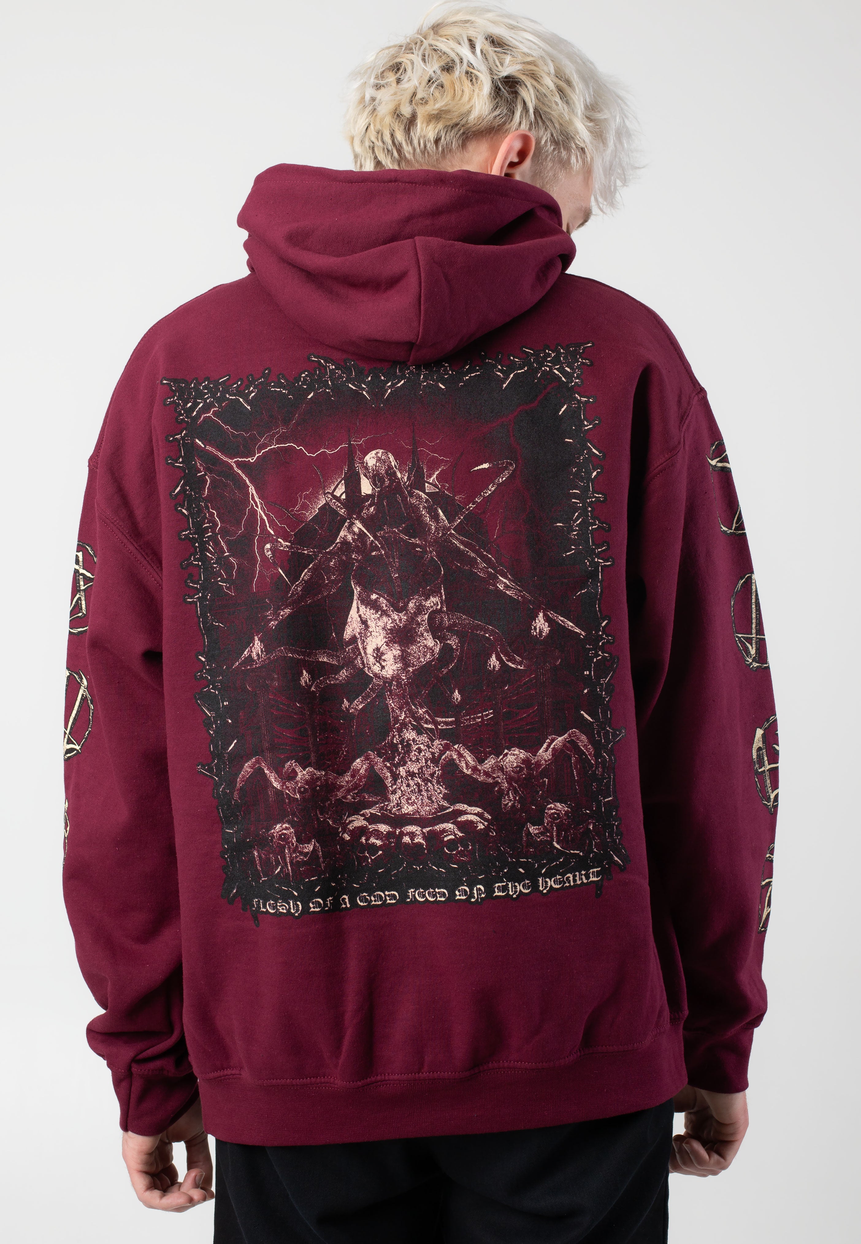 Enterprise Earth - Casket Of Rust Maroon - Hoodie | Men-Image