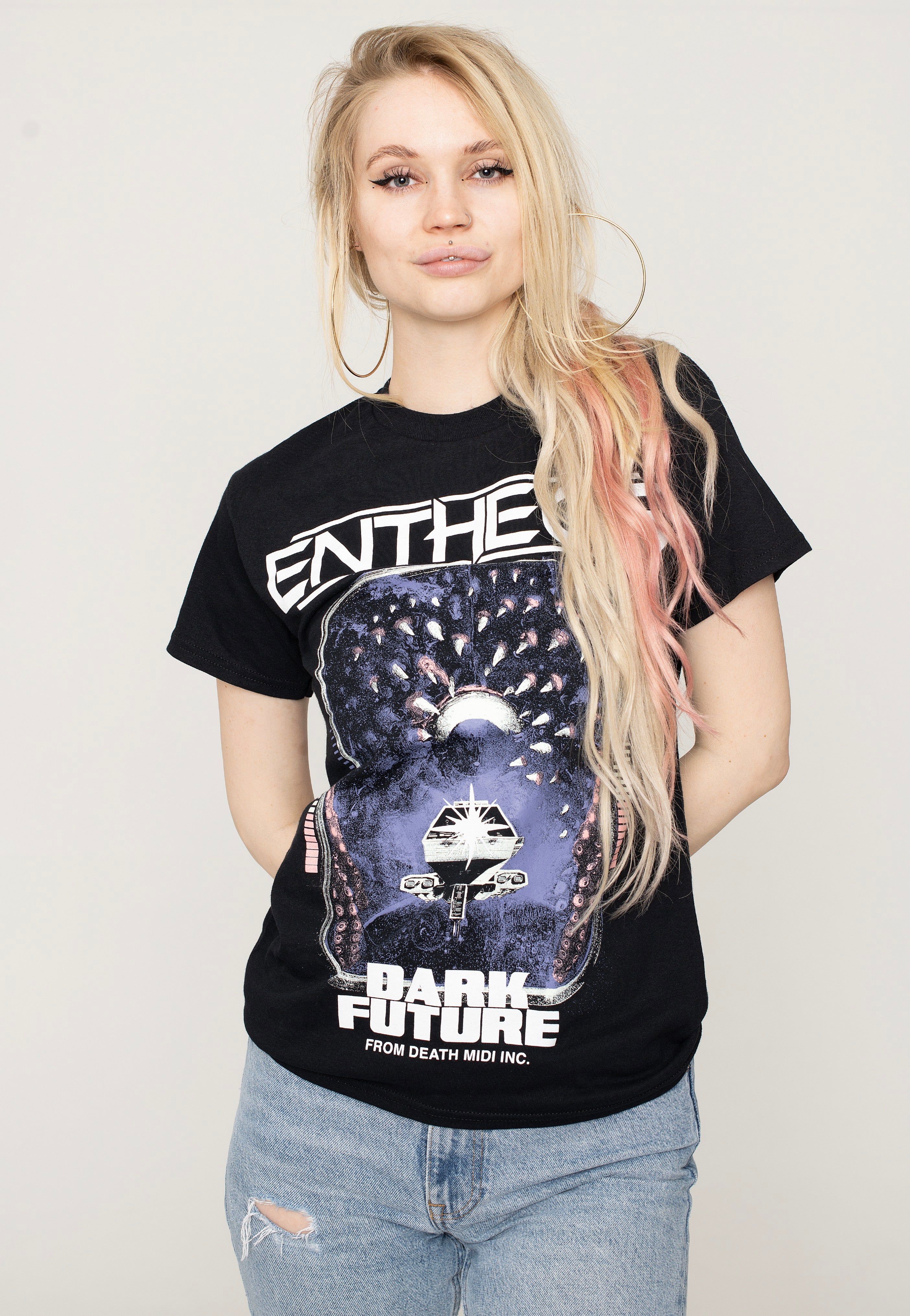 Entheos - Dark Future Spaceship - T-Shirt | Women-Image