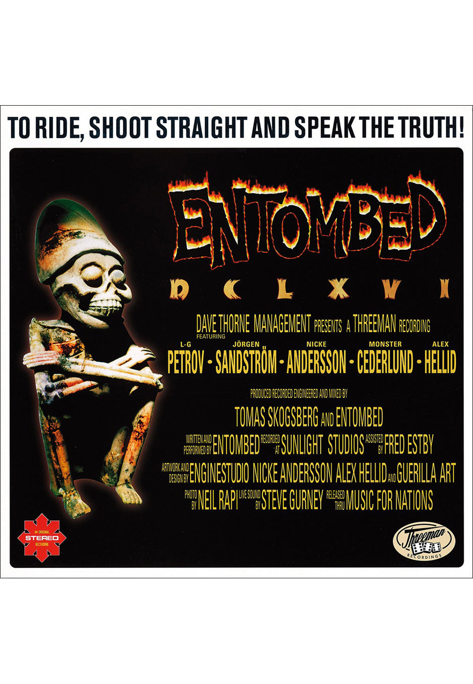 Entombed - Dclxvi To Ride  Shoot Straight And Speak The Truth - Vinyl | Neutral-Image