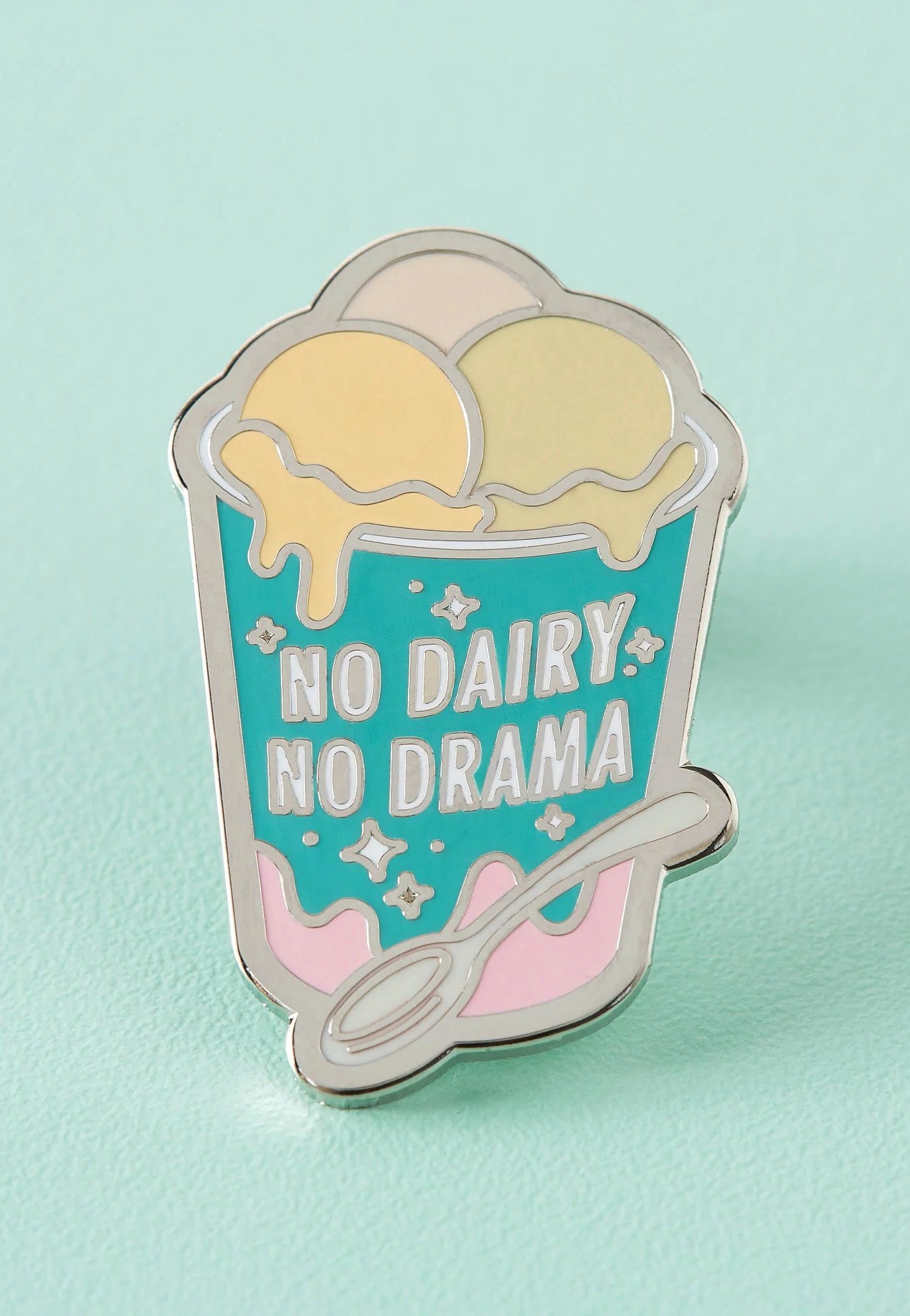 Punky Pins - No Dairy No Drama - Pin | Neutral-Image