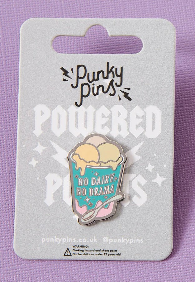 Punky Pins - No Dairy No Drama - Pin | Neutral-Image